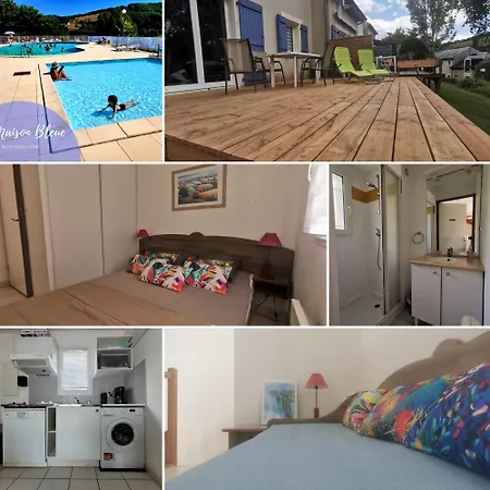 Lägenhet La Maison Bleue, Village Vacances, Piscine, Parking