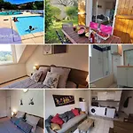 La Maison Bleue, Village Vacances, Piscine, Parking * Saint-Geniez-dʼOlt
