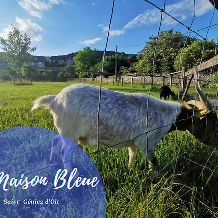 La Maison Bleue, Village Vacances, Piscine, Parking 公寓 Saint-Geniez-dʼOlt