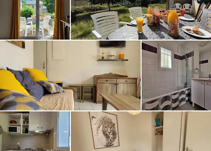 La Maison Bleue, Village Vacances, Piscine, Parking * Saint-Geniez-dʼOlt